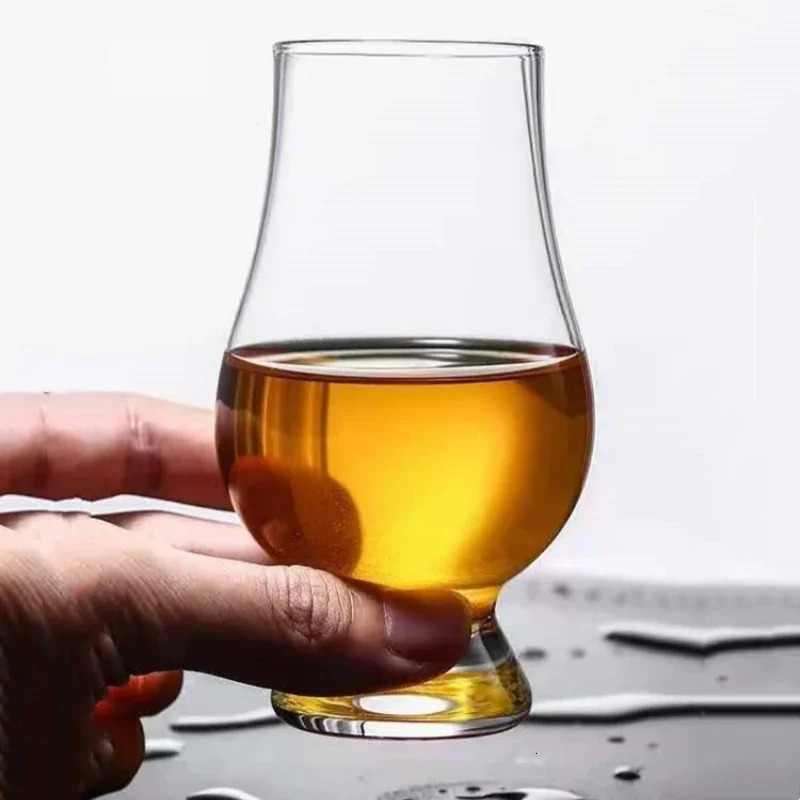 2/4PCS 200ML Whiskey Cup Set Transparent Lead Free Clear Crystal Glass Cup Scotch Durable Spirits Wine Drinking Glasses Barware 241010