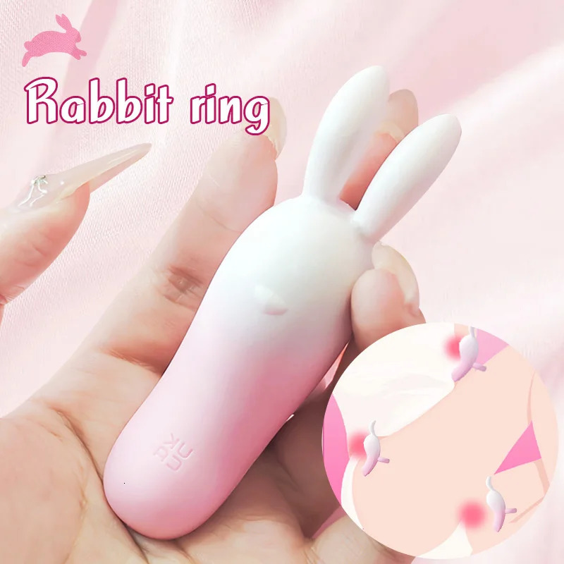Female Ring Vibrator 8Mode Electric GSpot Clitoris Nipple Stimulator Innovative Touch Skin Button Sex Toy 241009