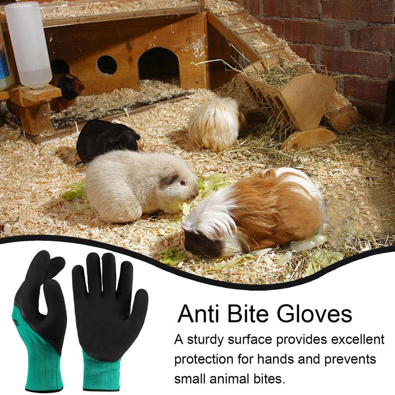 Ḁ Anti-bite Gloves Pet Supplies Hamster Anti-bite Gloves Multifunctional Pet Training Gloves Thickened Anti-scratch Pet Supplies