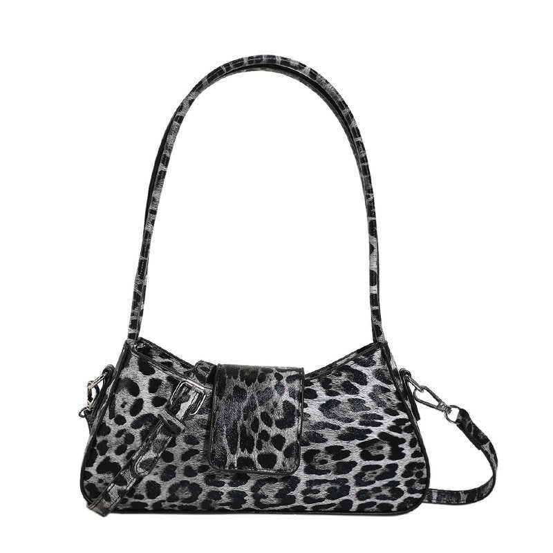 CMM Advanced Texture Spicy Girl Leopard Print Armpit Bag for Women New Fashion Handbag Versatile Single Shoulder Crossbody Bag