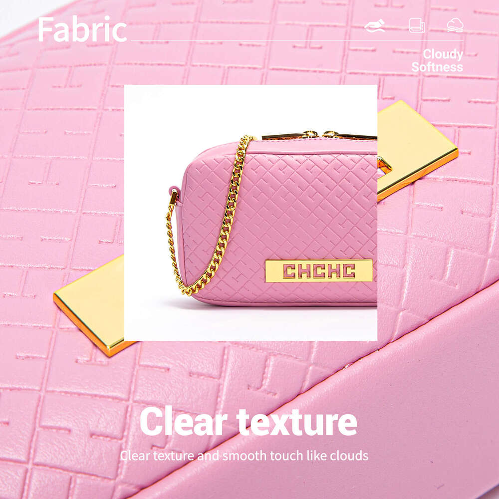 CHCH 2024 Women's Crossbody Shoulder Bag, Classic Dia Check Chain Party Bag