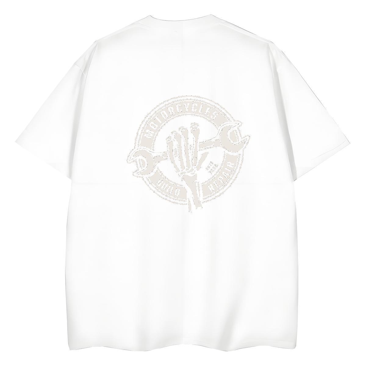 New T shirt 230g 100% Cotton Round Neck Short Sleeve Outdoor tool Womens Tshirts Soft Anime Oversized Tees