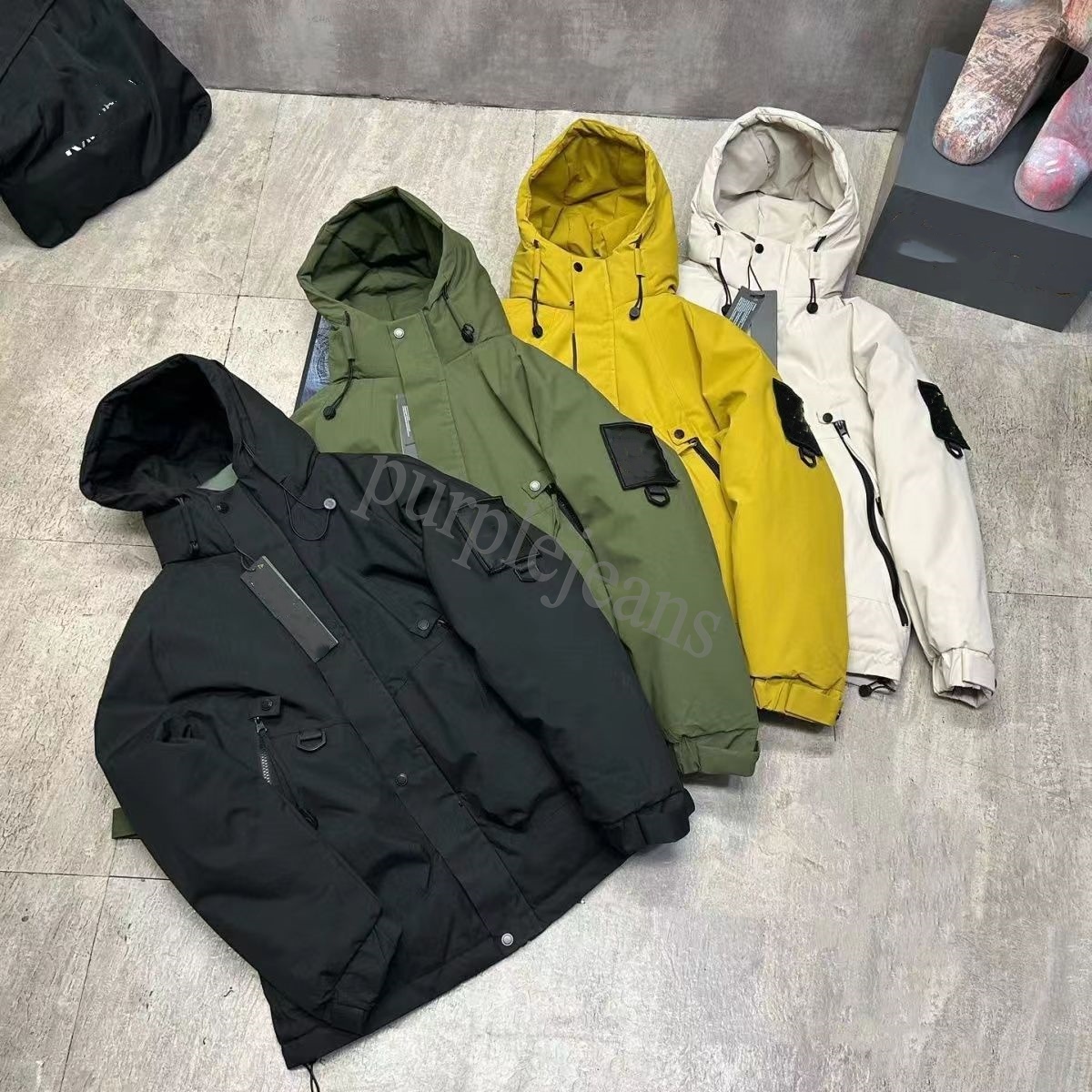 Designer Cotton Down Jacket Winter Fashion Outdoor Loose Warm Stones Down Jacket Jacket Trend Men's And Women's Coats Brand Mens Top Stones Parkas