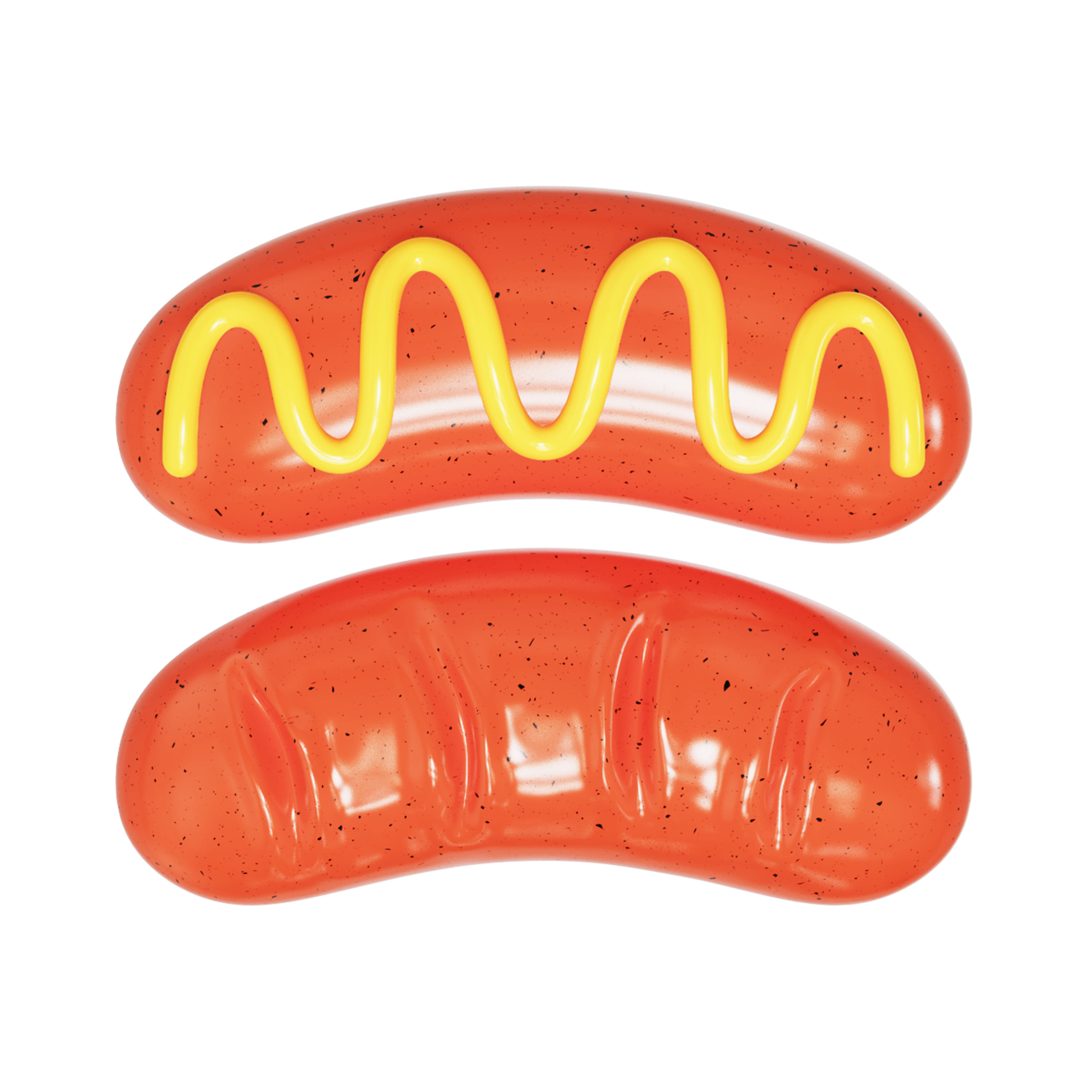 Hot Dog Squeaky Dog Toy sturdy and durable chewing teeth-cleaning sounding cheese grilled sausage interactive dog toys
