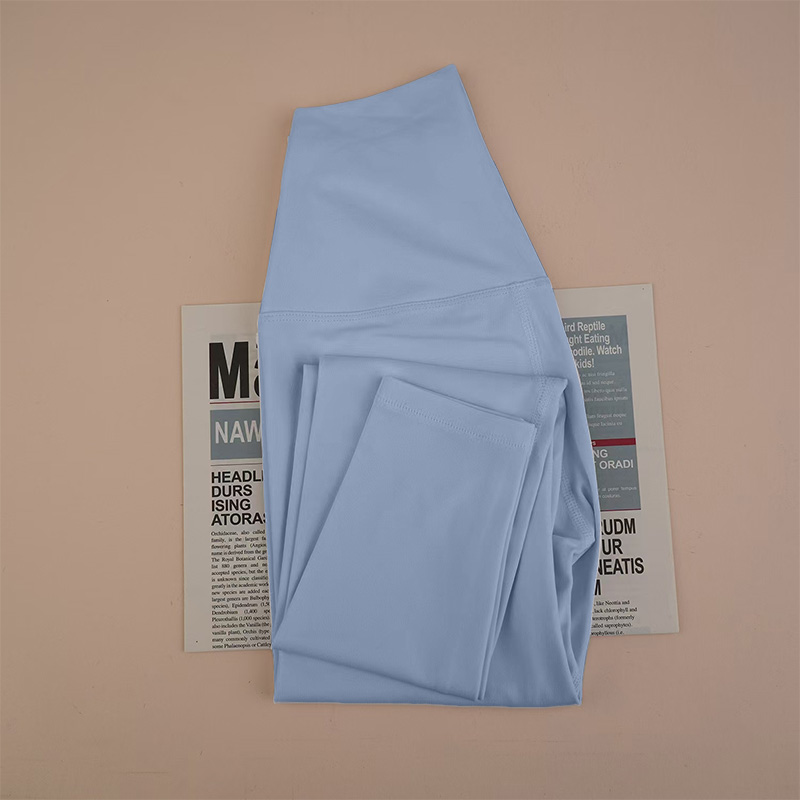 High waist nude yoga pants female elastic tight hip lifting exercise fitness leggings#01