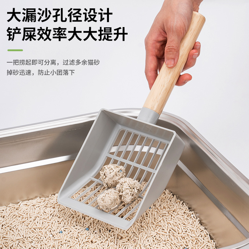 Large Enclosed Cat Toilet Durable Stainless Steel Cats Litter Box Pet Litter Box Tray With Scoop