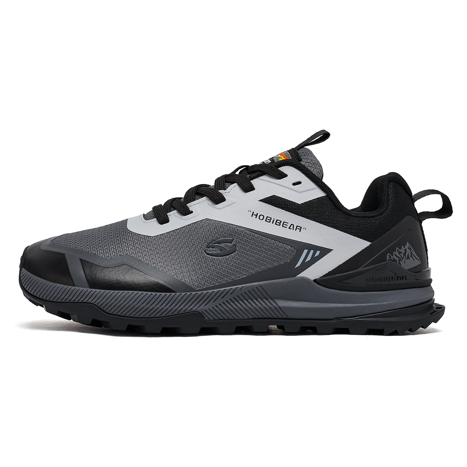 HOBIBEAR Hiking Shoes for Men Non Slip Outdoor Travel Sneakers Comfortable Trail Running Male Shoes