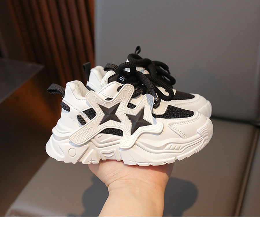 Children Sport Boy Anti Slip Soft Sole Basketball Shoes Girl Trendy Walking Winter Platform Height Increasing Infant Comfortable Kids Sneakers Big Siz