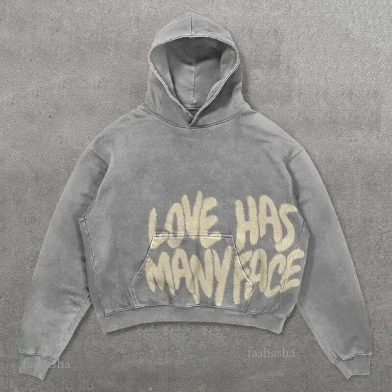 Harajuku Oversized Letter Print Streetwear High Quality Hoodie Vintage Streetwear Women Sweatshirt Goth Jacket Y2k Hoodies Women 240131