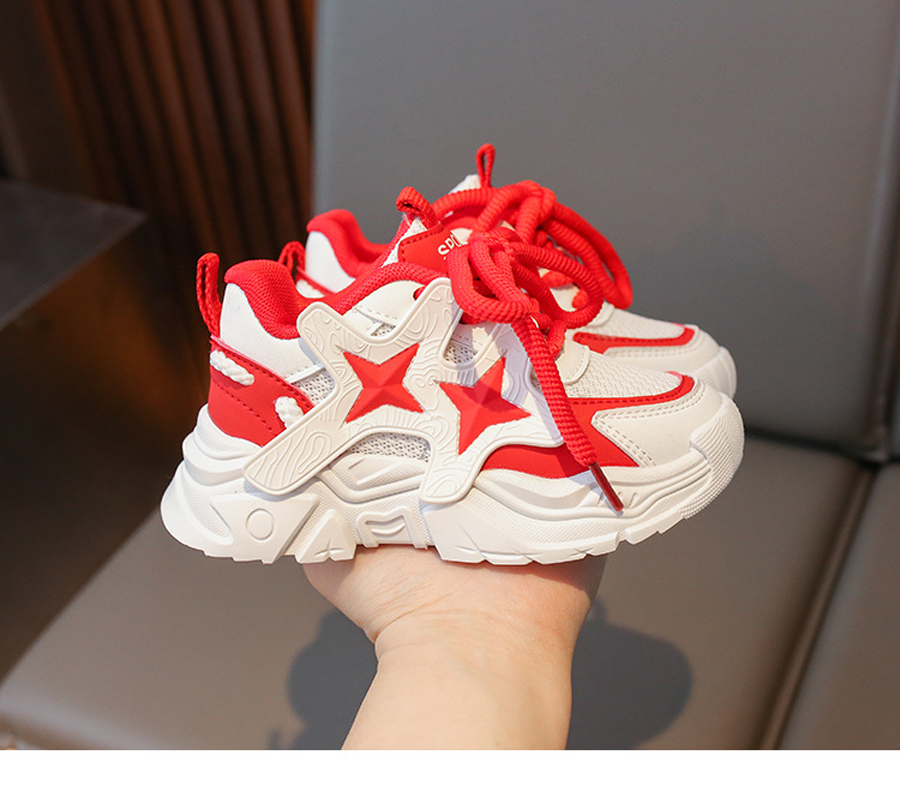 Children Sport Boy Anti Slip Soft Sole Basketball Shoes Girl Trendy Walking Winter Platform Height Increasing Infant Comfortable Kids Sneakers Big Siz