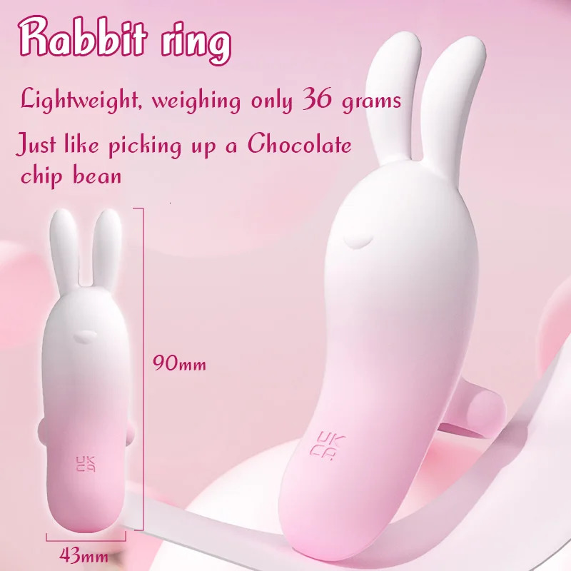 Female Ring Vibrator 8Mode Electric GSpot Clitoris Nipple Stimulator Innovative Touch Skin Button Sex Toy 241009