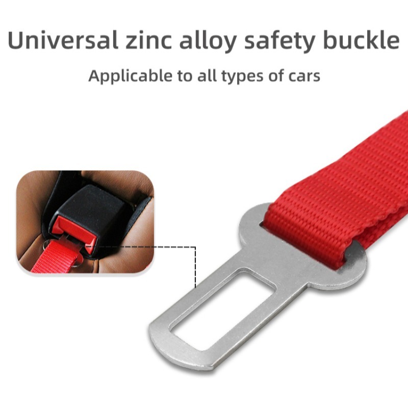 Adjustable Pet Dog Cat Safety Leash Car Vehicle Seat Belt Harness Seatbelt Universal Pet Safety Belt,Heavy Duty Nylon Seatbelts