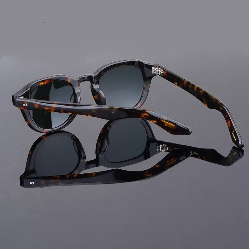 DAHVEN Fashion Sunglasses Original Retro Mens and Womens Sunglasses Series Handmade Oval Acetate Sunglasses 240930