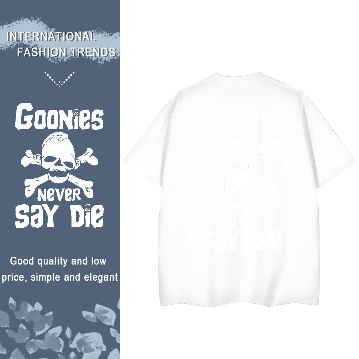 Custom T-Shirts for Women 230g Cotton Crew Neck Spring Summer skull Unisex Tshirts Female Anime Oversized Clothes