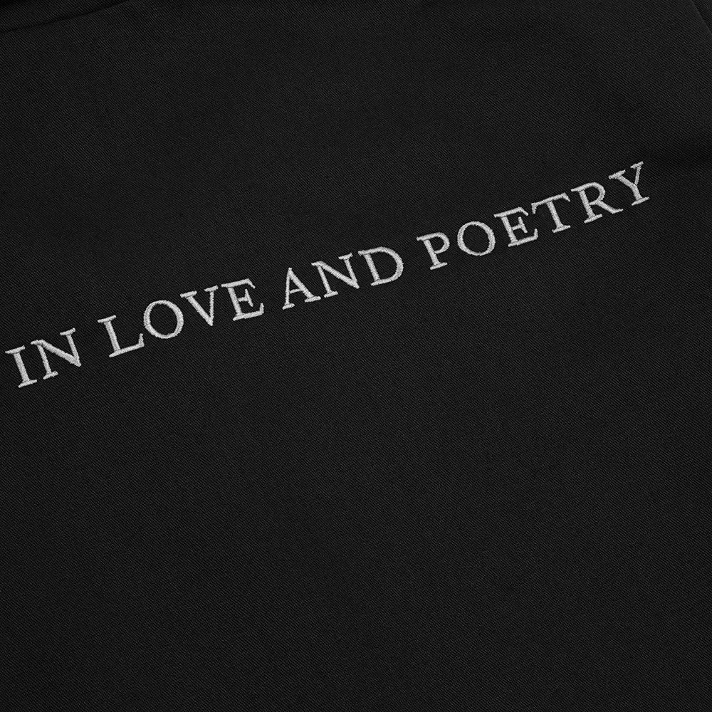 The Tortured Poets Department Embroidery Black Jacket 2 Patch Set Bundle For Men And Women Stuff Top Outerwear Coat Clothes 241011