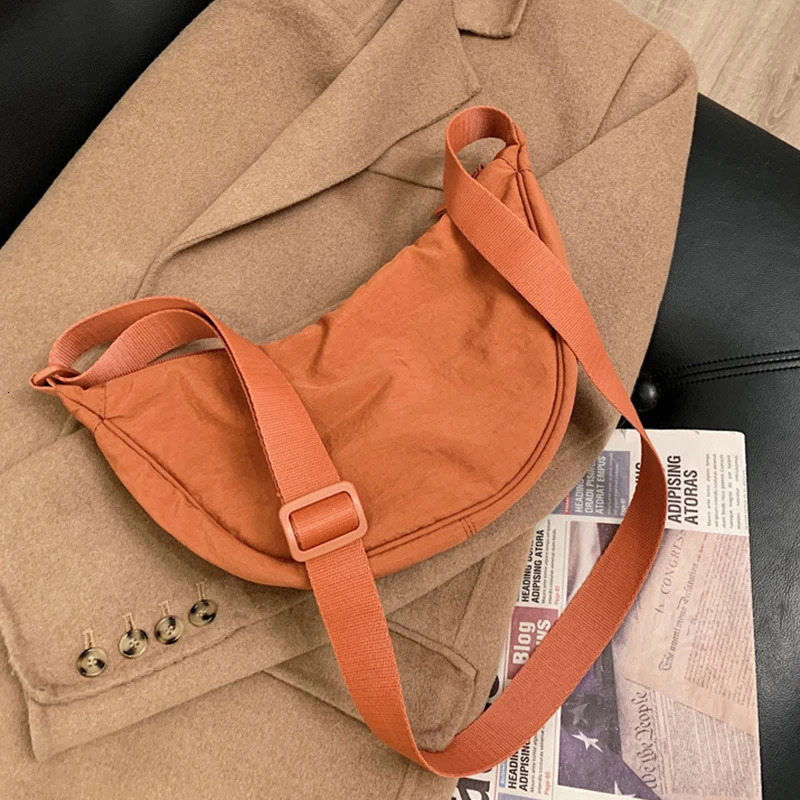 Casual Nylon Hobos Crossbody Bag for Women Shoulder Bags Large Capacity Tote Lady Travel Shopper Female Purses 2024 241011