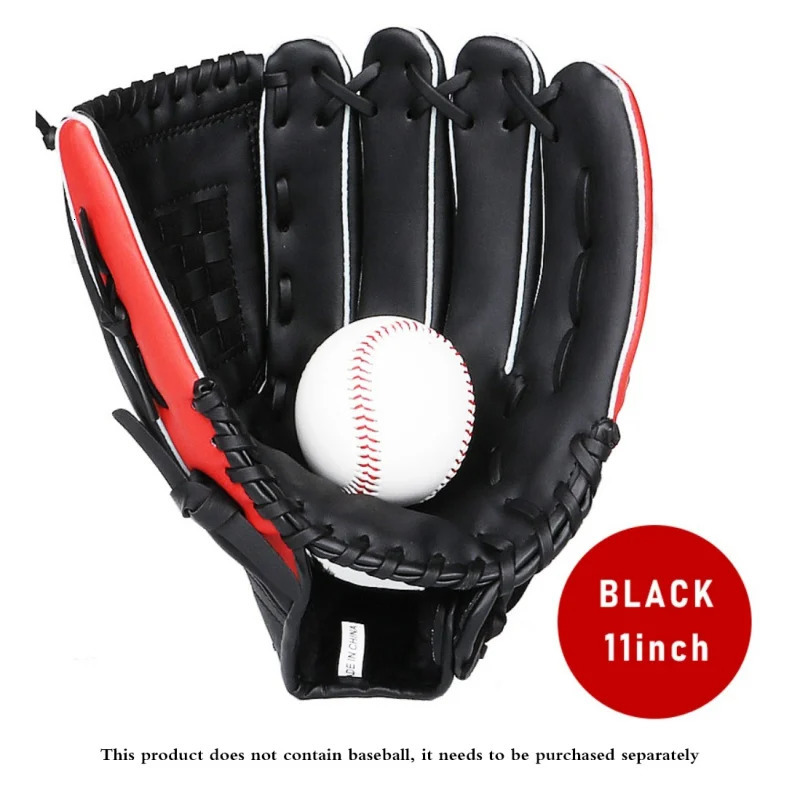 Youth Baseball Gloves PU Leather Baseball Gloves Durable Infielders Mitts Baseball Accessories 1111.5 Inch 241010