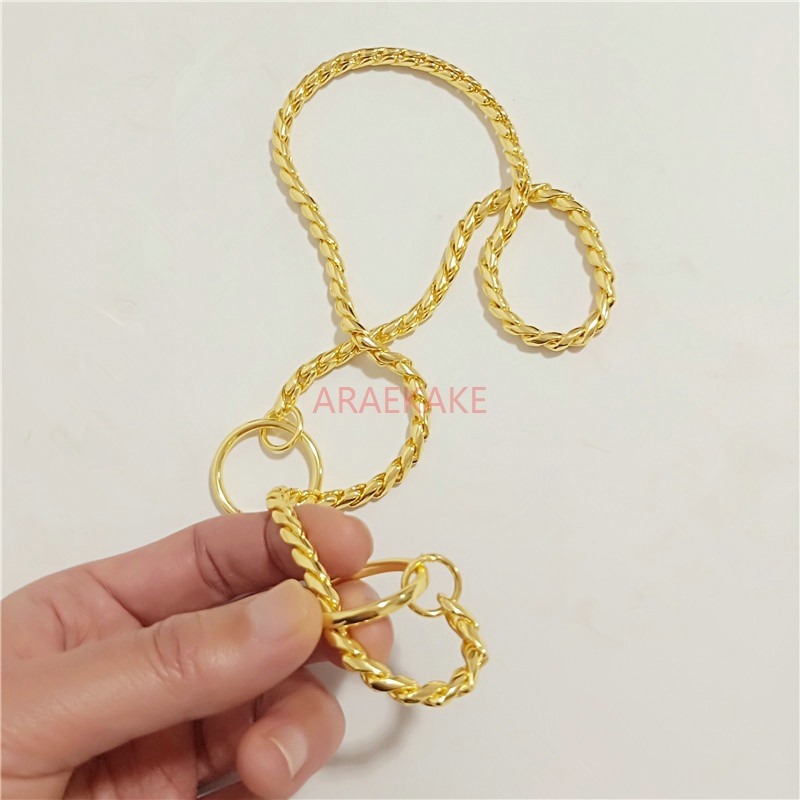 Dog P Chain Collar Traction Rope Snake Chain P Rope Training Dog P Character Dog Chain Training Rope
