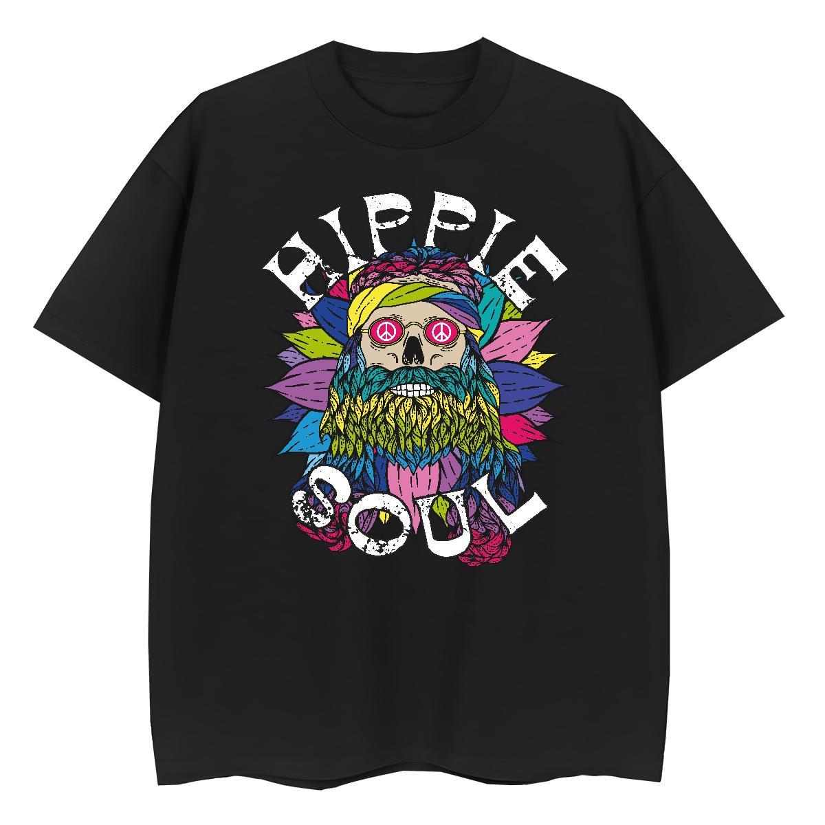 New T-Shirts for Women 230g 100% Cotton Breathable Soft Sports Casual skull Unisex Tshirts Nice Cartoon Print Tees