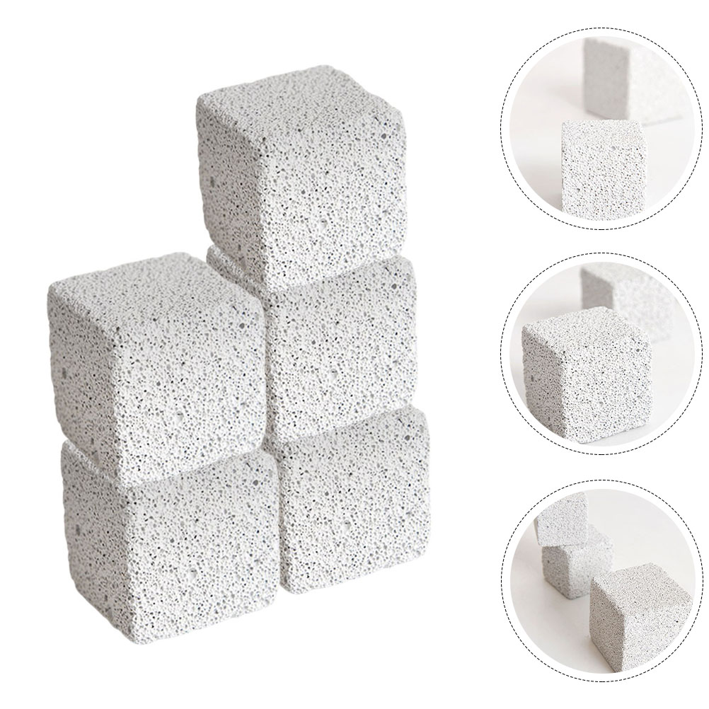 5 Pcs Accessories Chinchilla Volcanic Molar Stone Pet Toys Small Pets 5x5cm Teeth Grinding Hamster