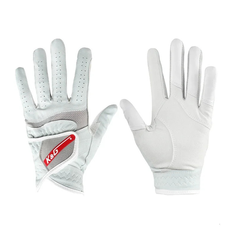 Pack 1 Golf Gloves Mens Left Hand Soft Breathable Pure Sheepskin Anti Slip Particles Small and Medium Size 241009