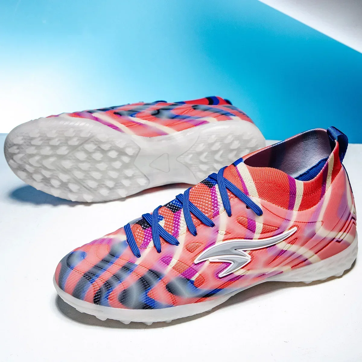 Outdoor Grass Men's and Women's Adult Training Game Football Shoes Youth College Sports Sneakers Comfortable Non-slip TF/AG