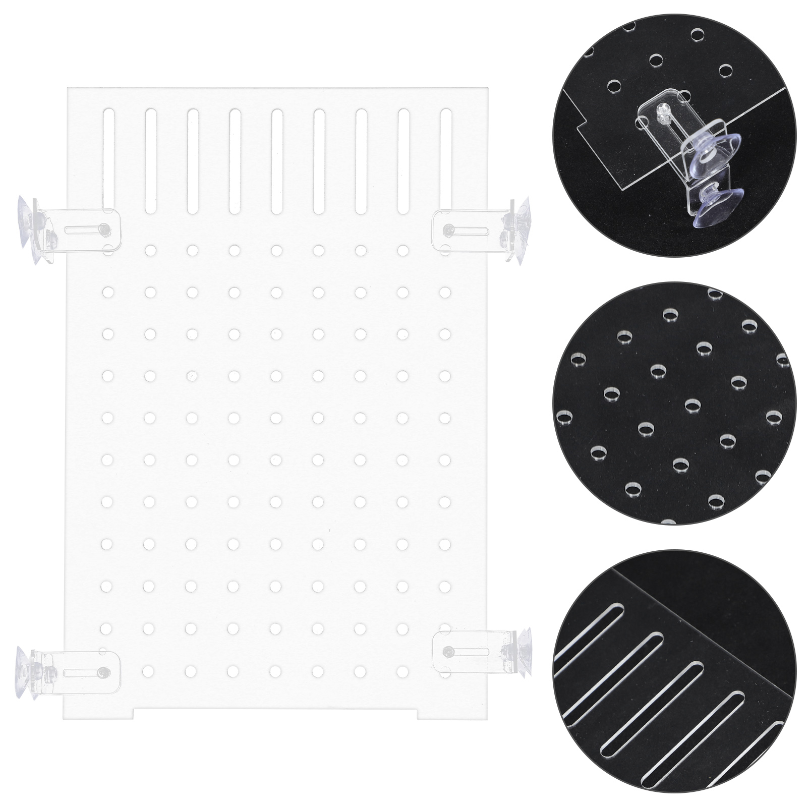 Fish Tank Isolation Board Divider for Easy Installation Acrylic Net Aggressive Suction Cup Aquarium Breeding Partition