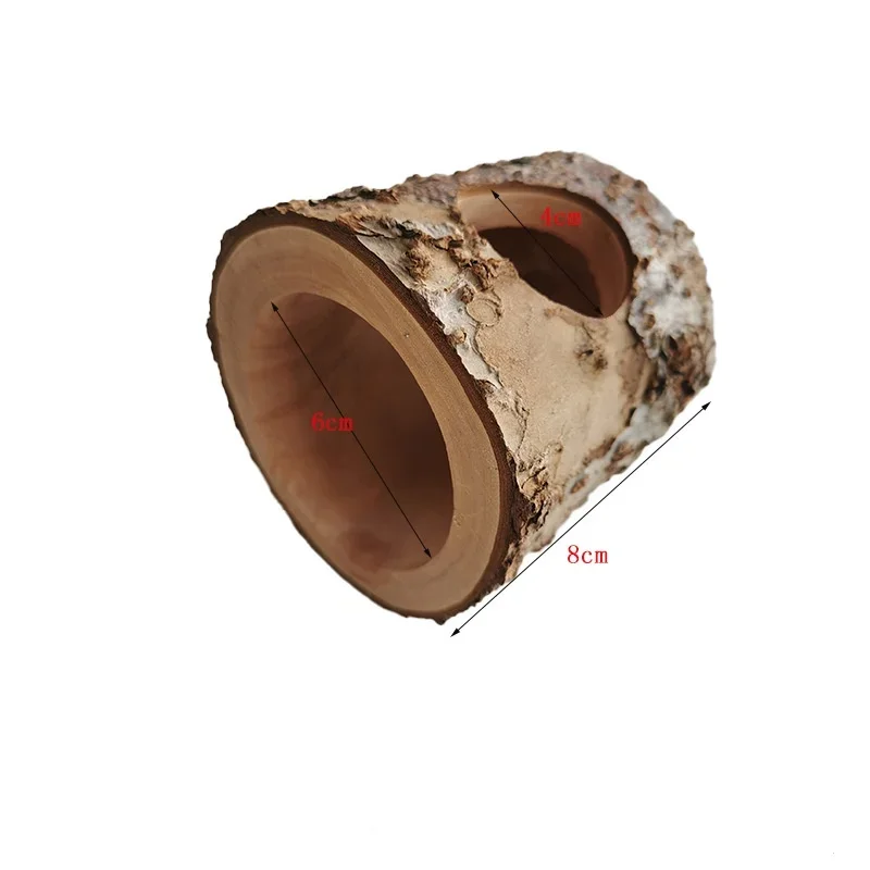 Hamster Escape Nest Wooden Nest Natural Teeth Grinding Supplies Golden Wire Bear Tree Cave Landscaping Supplies