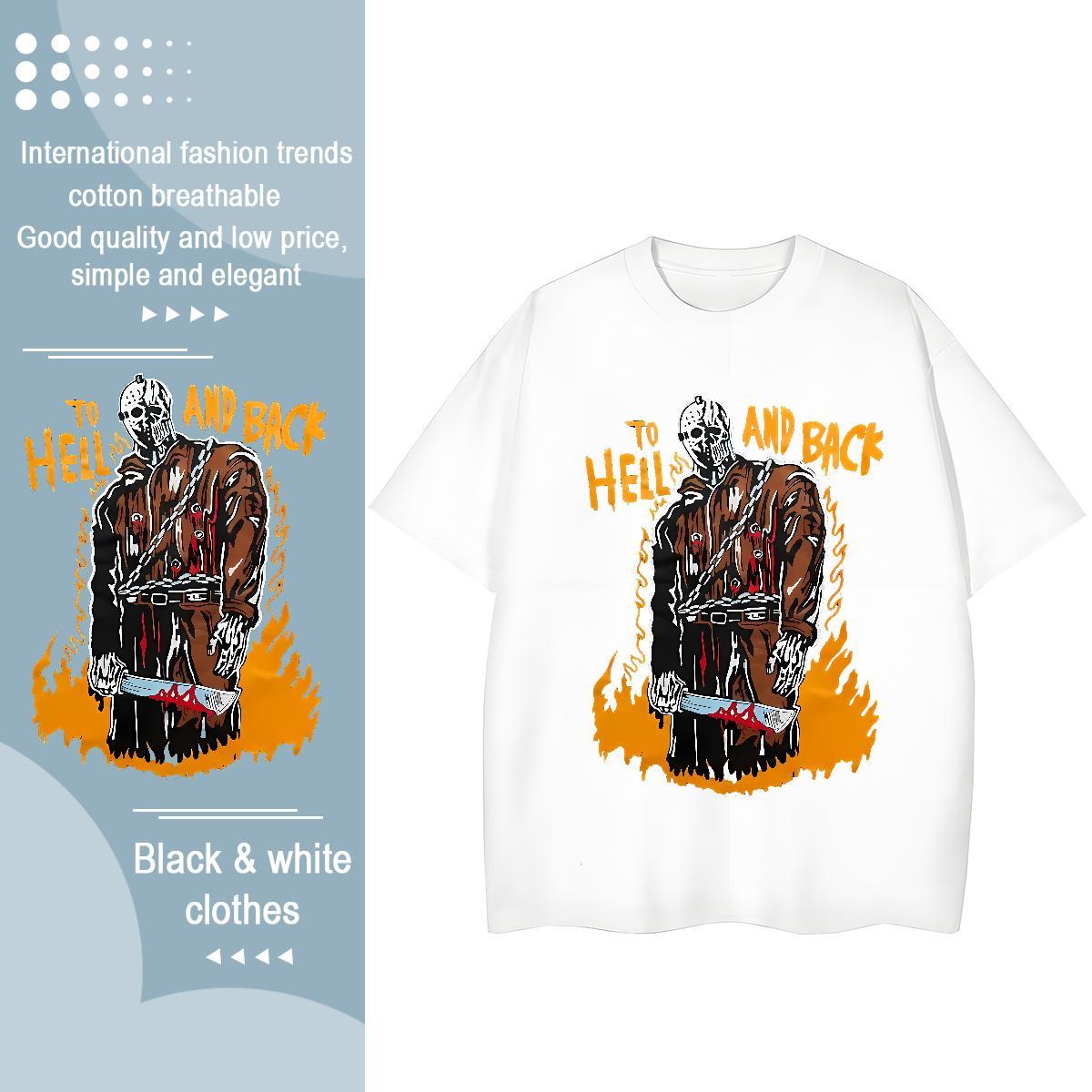 New T shirt 230g 100% Cotton Breathable Crew Neck Outdoor angry Women Tshirts Designer Black White Clothes Shirt