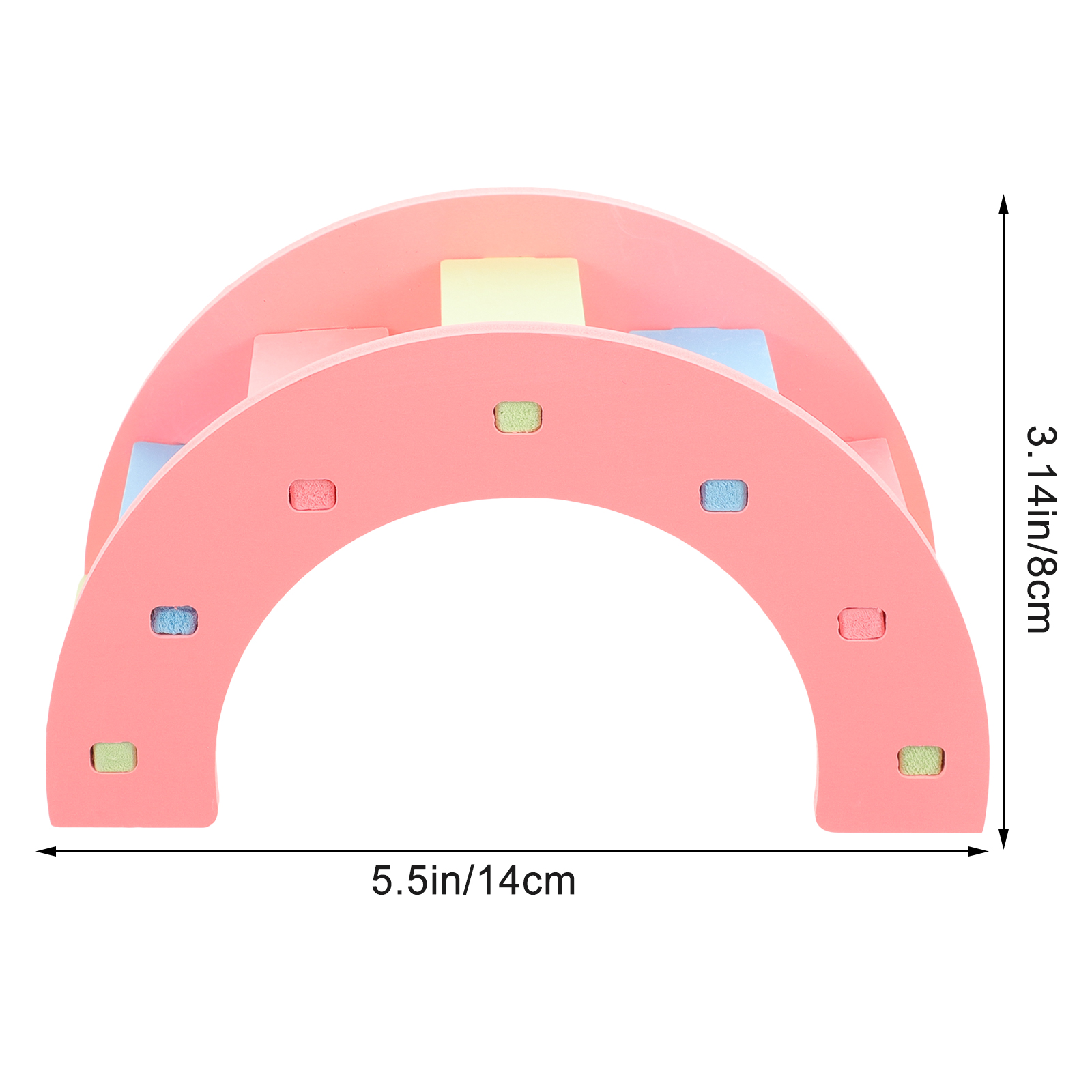 Hamster Toy Arch Bridge Climbing Pet Chinchilla Toys Parrot Platform Rat Ladder Chevron Board Guinea Pig