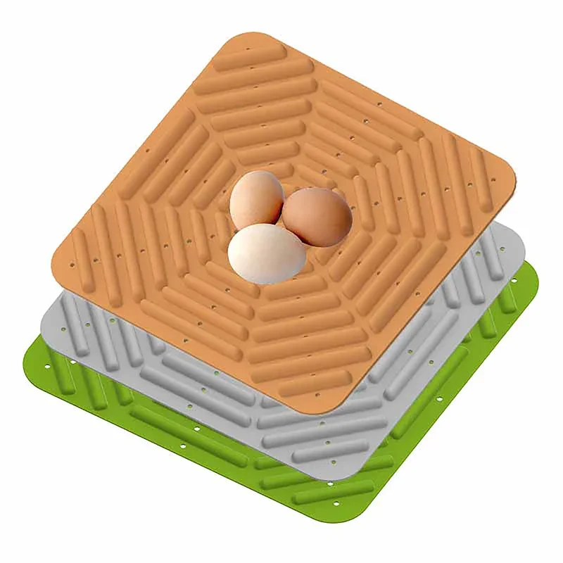 Silicone Chicken Cooping Mat Washable Chicken Nesting Pads Durable Healthy Coops Bedding for Laying Eggs Prevents Cracked Egg