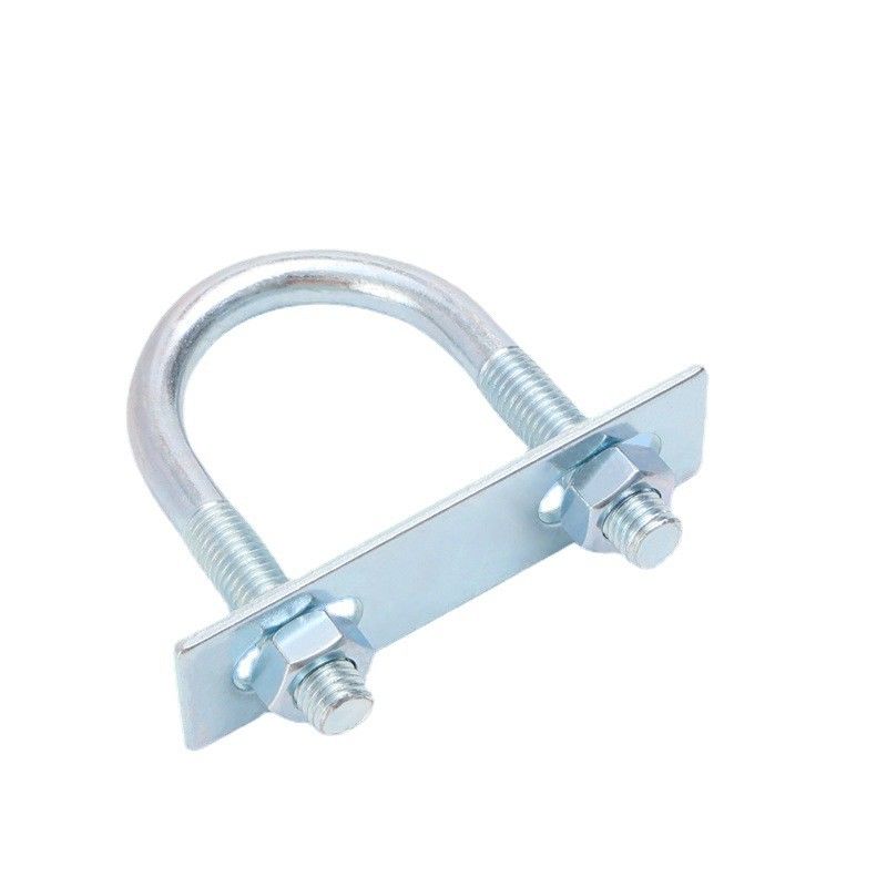 Heavy Duty M6 Stainless Steel Extendable U-Type Bolt - Precision CNC Cutting for Robust Pipe Fastening