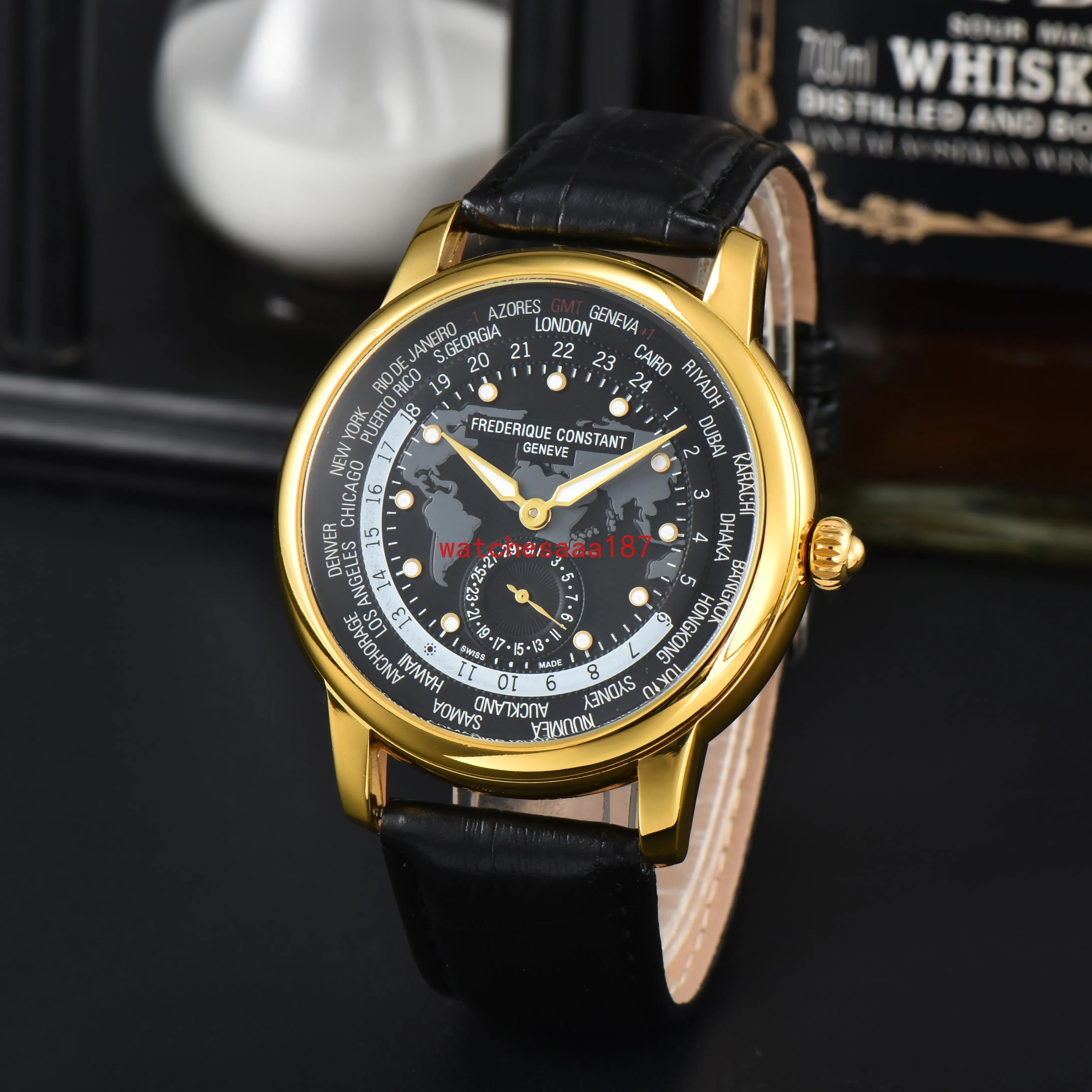 2024luxury mens watches All Dials Working Quartz Watch high quality European Top Brand Chronograph clock Rubber belt fashion Six needle work wholesale montre