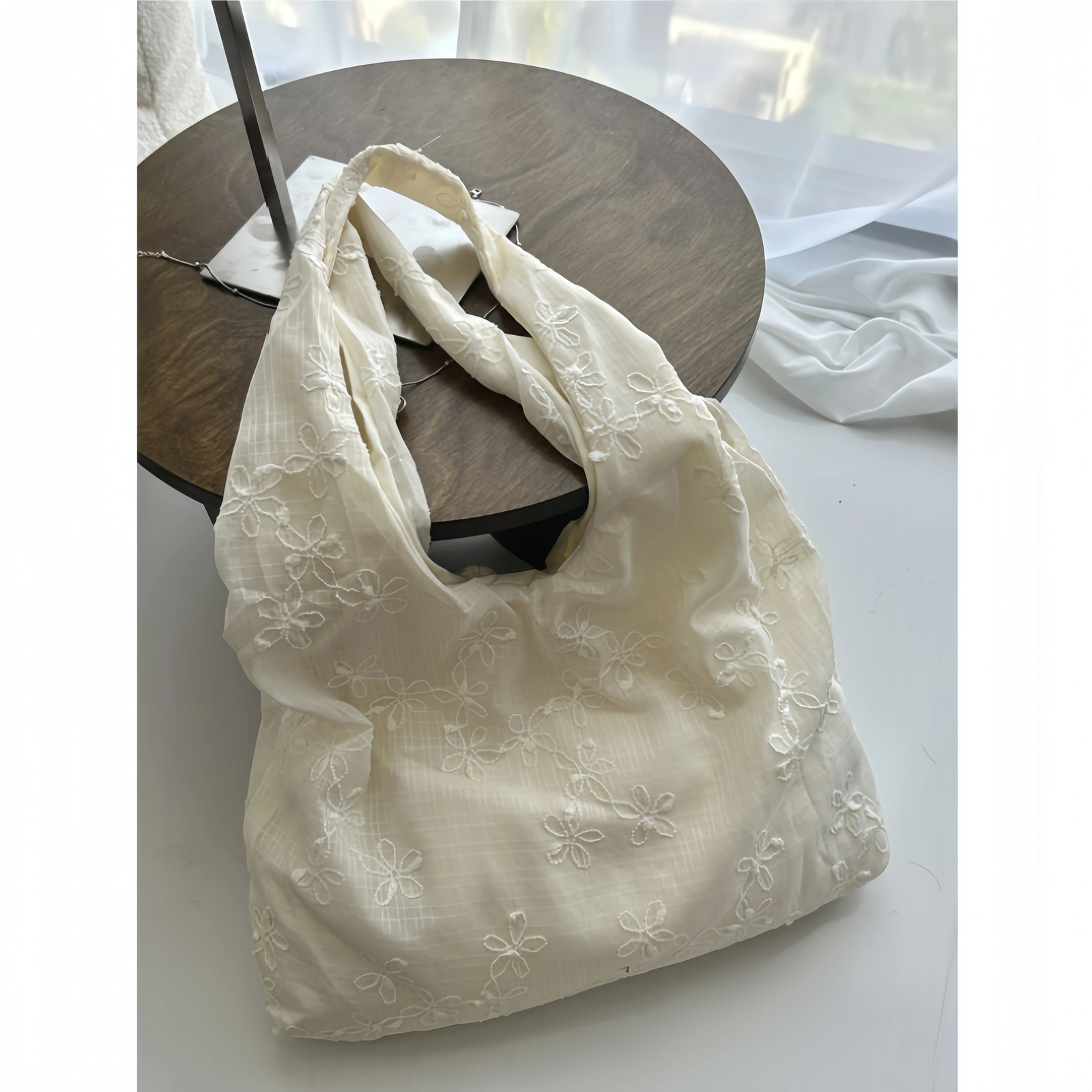 Miyagawa Womens Large Capacity Handbag Casual Edition Korean Retro Single Shoulder Canvas Bag 241008