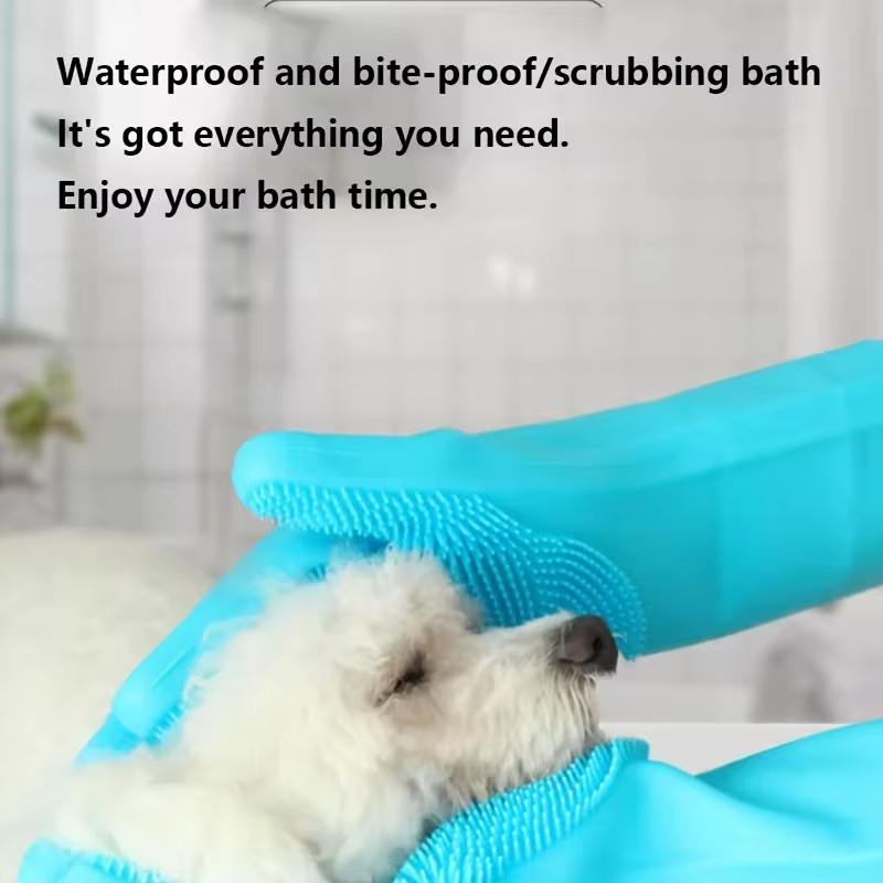 1/3PCS Silicone Pet Bathing Gloves for Cat Puppy Beauty Cleaning Bathe Shampoo Dog Cat Brush Gloves Pet Products