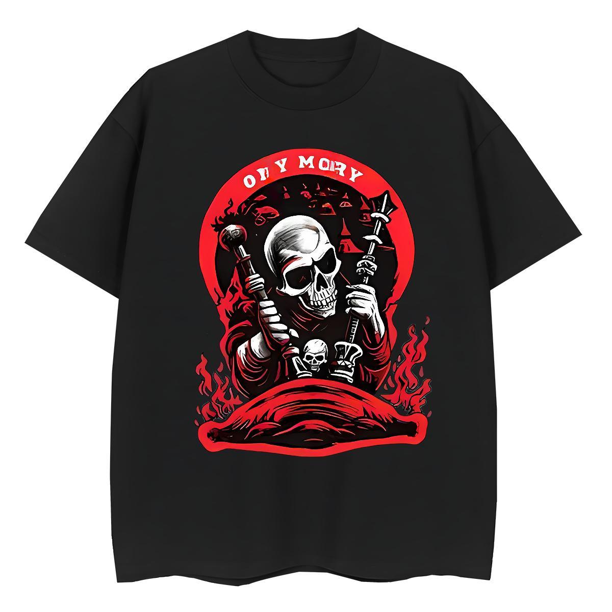 2024 Designer T-Shirts for Women 100% Cotton 230g Breathable Short Sleeve Daily Wear skull Lady T shirt High quality Plus Size Custom Tees Shirts