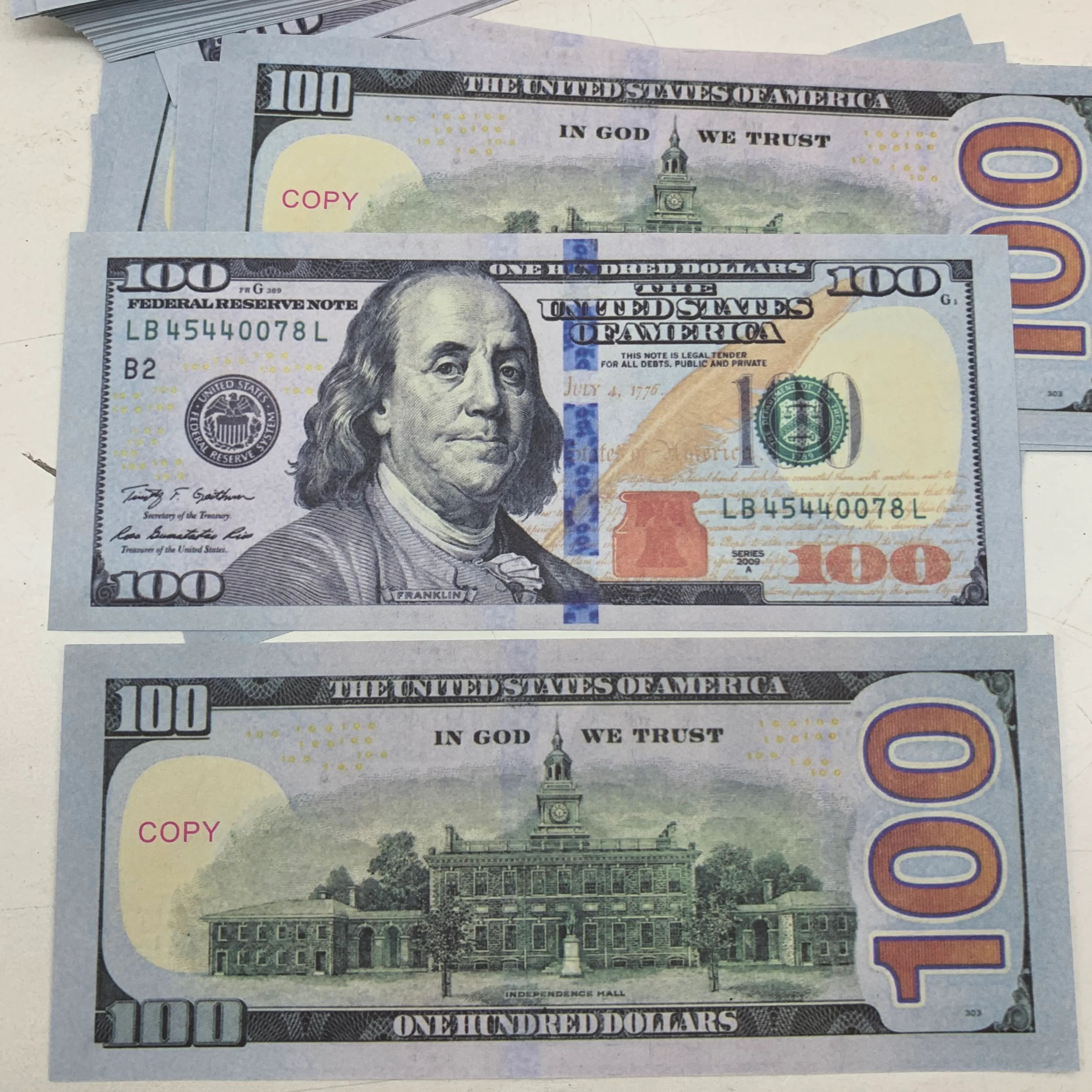 1:1 Size Prop Money USA Dollars Party Supplies Fake Money Movie Banknote Paper Novelty Toys 1 5 10 20 50 100 Dollar Currency Fake r Child Teaching
