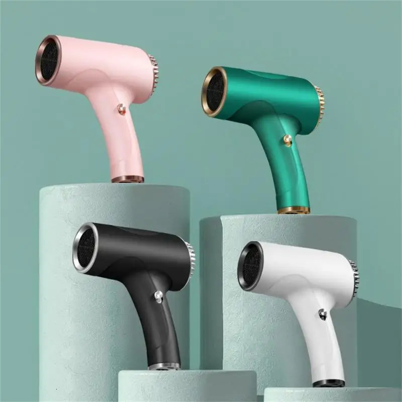 Wireless Portable Hair Dryer High Power Household Travel Speed Negative Ion Charging Dual Purpose Hair Dryer 241009