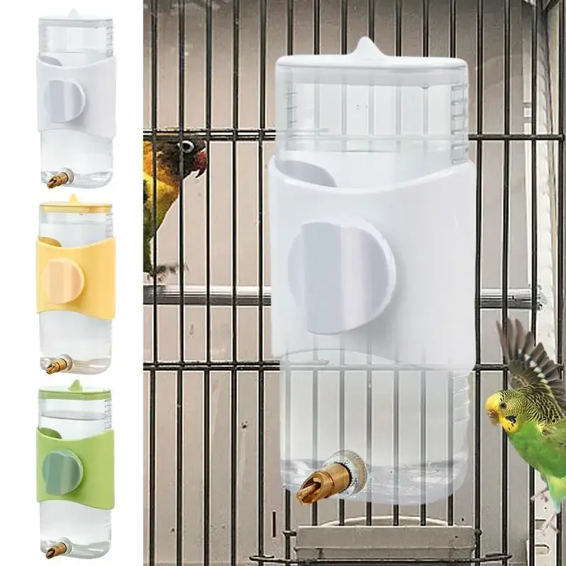 Bird Feeder Parrot Feeder Water Feeder for Birds Large Capacity Bird Watering Bird Water Dispenser Parrot Water Bottle Automati