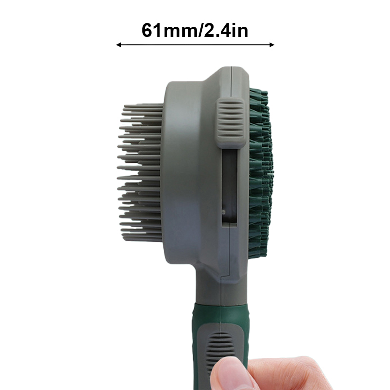Pet Dog comb double-sided Bathing Brush Plastic Massage Beauty Bristle Brush Floating Hair Remove Grooming Tools