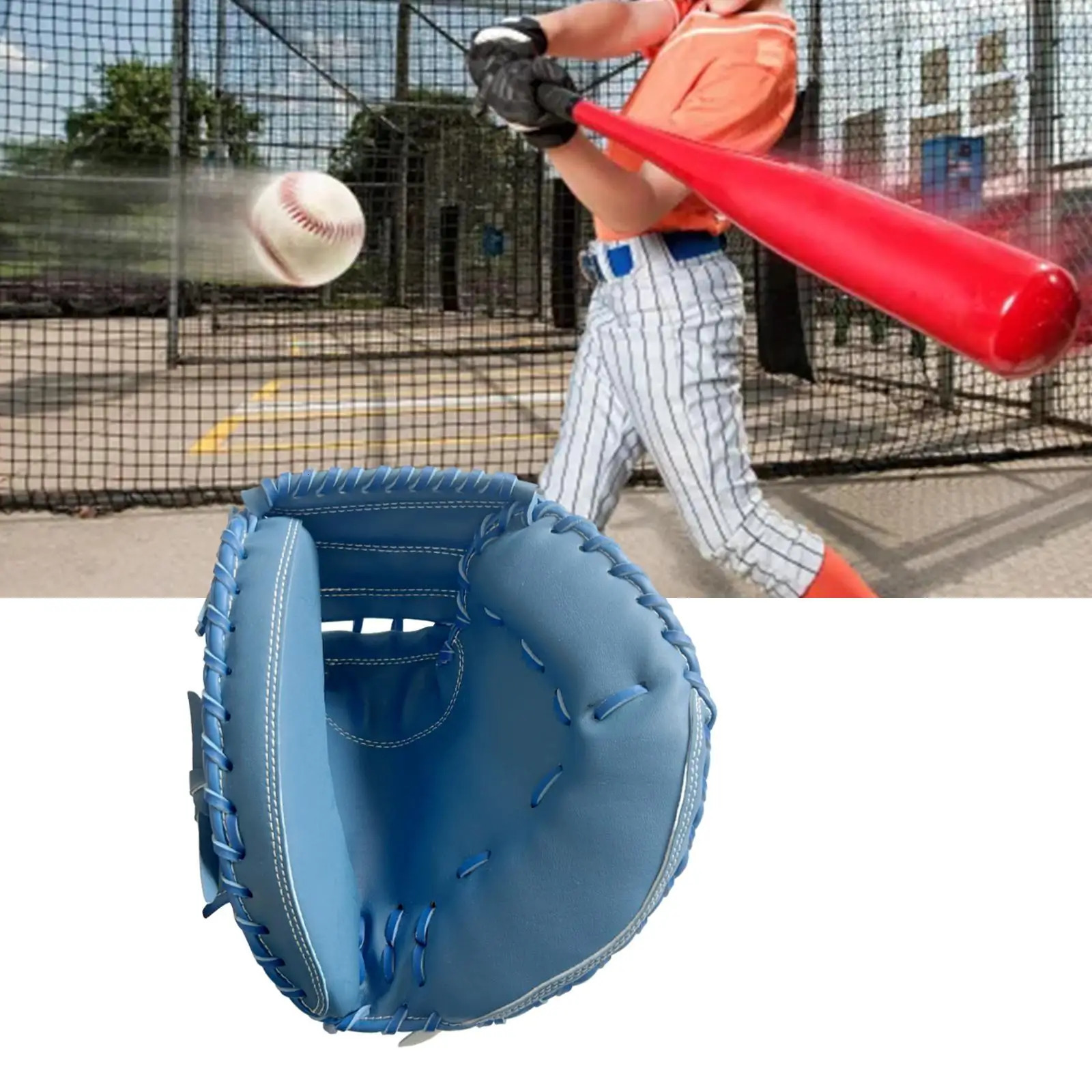 Baseball Glove Right Hand Throw Baseball Mitt Left Hand Glove Durable Softball Glove for Practice Training Youth Adults Beginner 241010