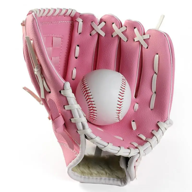 9.510.511.512.5inches Thicken Infield Pitcher Baseball Gloves Softball Gloves Children Teenagers Adults Full Baseball Gloves 241010