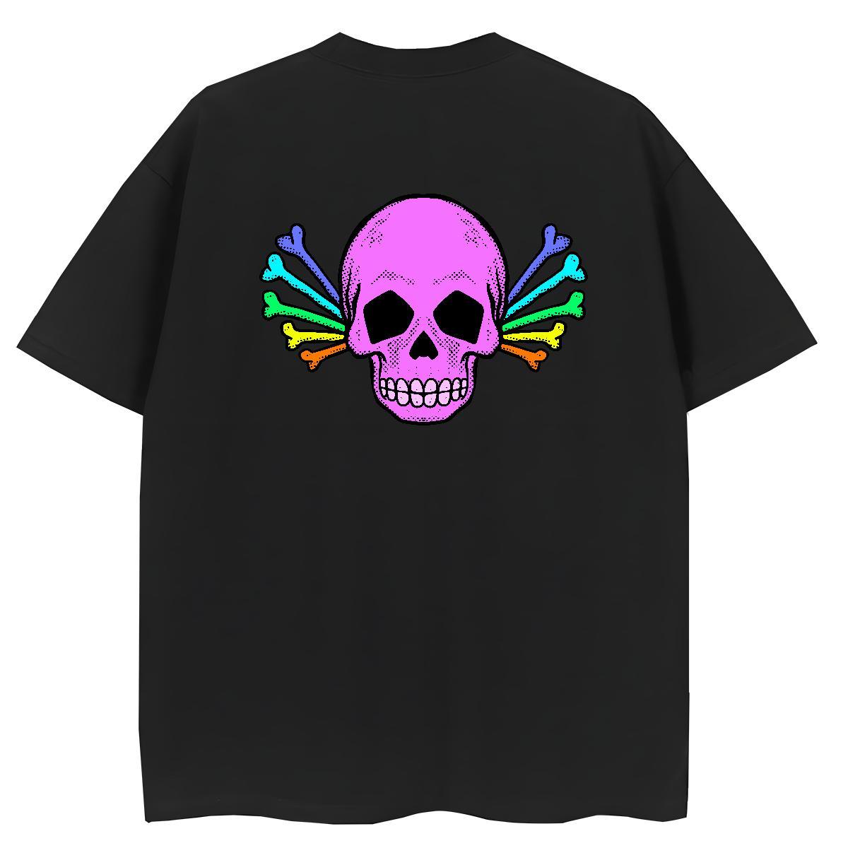 2024 Designer T Shirt For Woman 230g Cotton Short sleeve Soft Summer Casual skull Tshirt for Man Woman Lady Oversized Tee Shirt