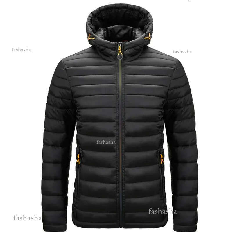 Men's Down Parkas Lightweight Padded Jackets For Men Male Coat Hooded Padding Plus Size 5XL 6XL Male Clothing 231010