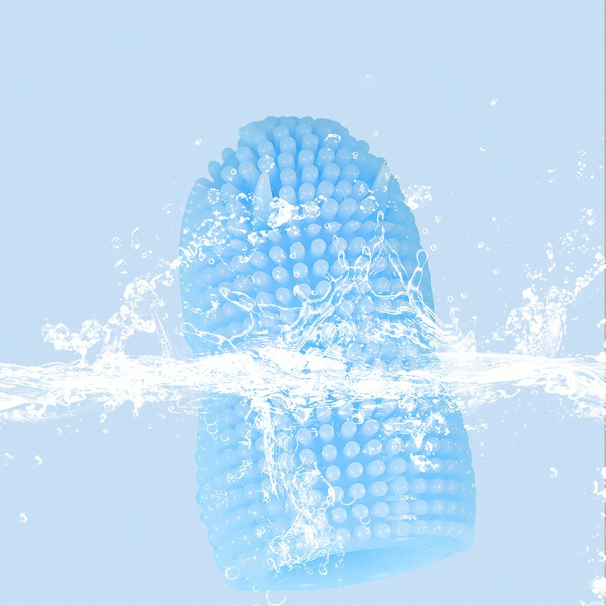 2pcs-Pet Two Finger Toothbrush, Dog Cat Toothbrush, Tooth Cleaning Finger Cover, Pet Oral Cleaning Tool