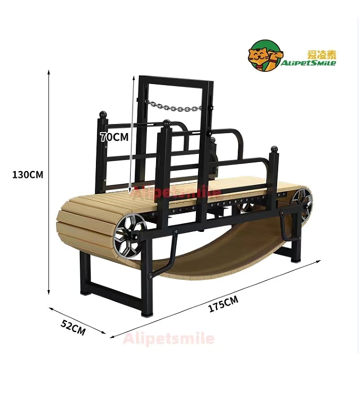 Customized smooth dog treadmill pet training slat treadmill for big dog pit bull treadmill