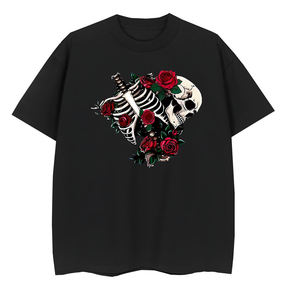 Classic T-Shirts 230g 100% Cotton Short Sleeve O-Neck Sports Casual rose Women Tshirts Female DIY Logo Polos