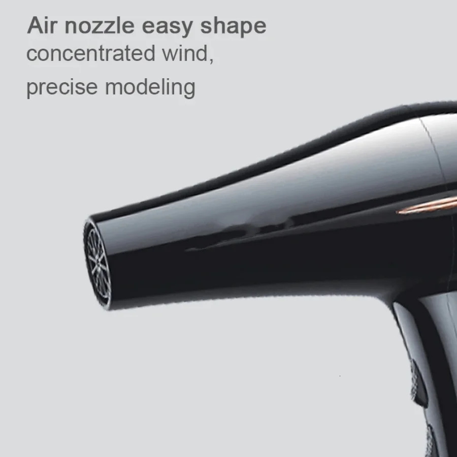 1700w negative ion hair dryer with motor quick drying high speed low noise temperature control hair care quick drying 241009
