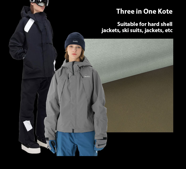 High-Tech Thermal Clothing Ultra-Dense Fabrics Combining Wind Resistance and Water Repellency