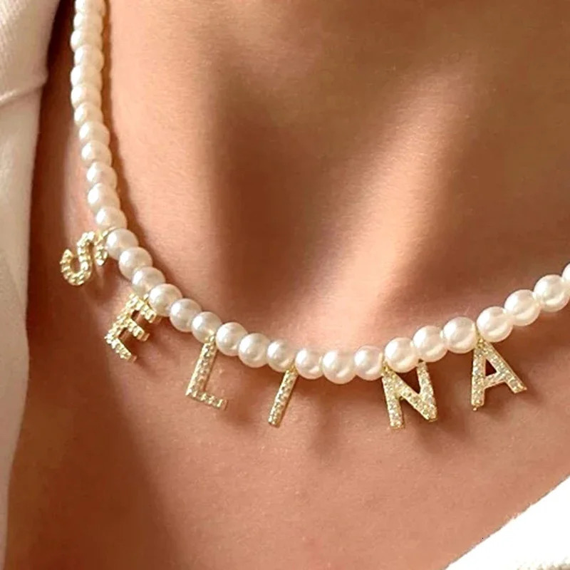 AZ Letter Zircon Charm Handmade Women Necklace Bracelet Earring Snap Hook DIY Buckle Simple Style Alphabet 26 Jewellery 241010